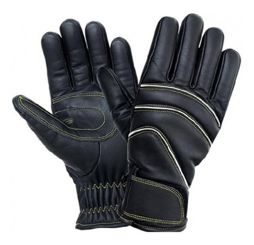 Guante Para Moto De Cuero Invierno Talles: L, Xl, 2xl