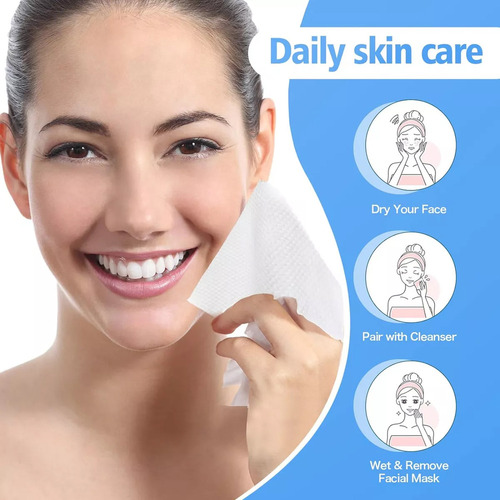 Dos Envases De Toallas Desechables De Lavado Facial