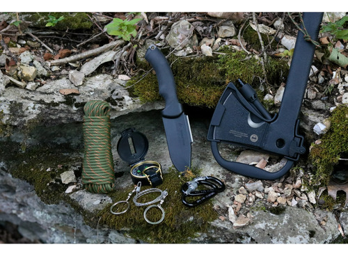 Kit Supervivencia Campismo Cuchillo Tactico Camping Brujula