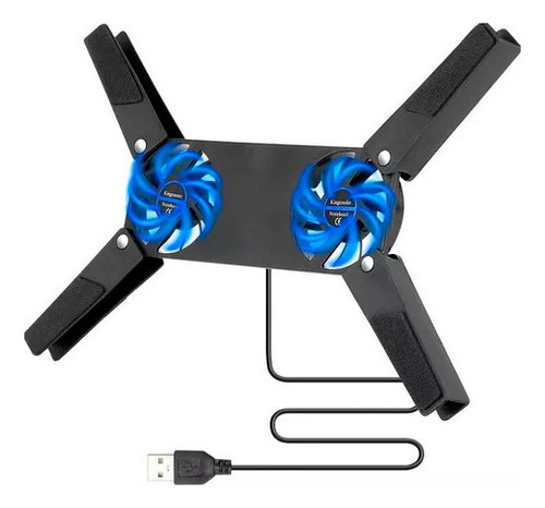 Suporte Base Notebook Com Cooler Usb De Ventilação
