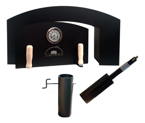 Kit Para Construccion Horno De Barro Con Puerta Tapa Apoyo