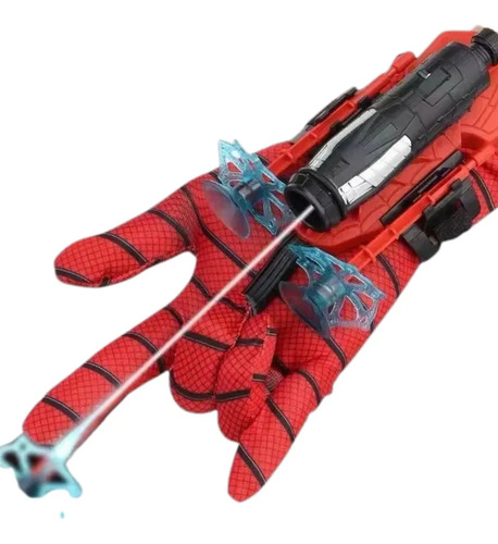 Guante Lanza Dardos Recargable Spider Man Hombre Araña Nuevo Rojo
