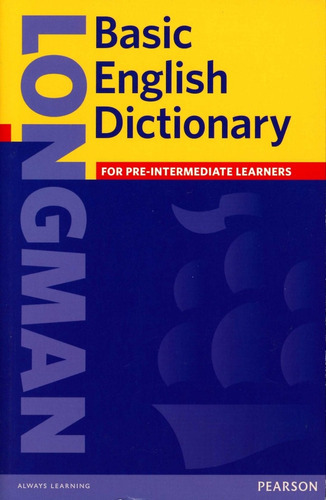 Basic English Dictionary, De Longman. Editorial Pearson, Tapa Blanda En Español