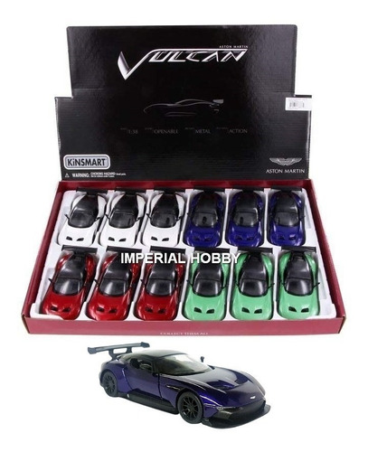 Aston Martin Vulcan Supercar Nuevo S/caja - A Kinsmart 1/32