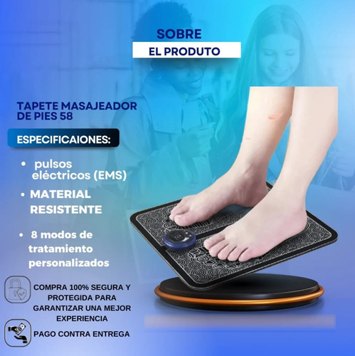 Masajeador De Pies Acupuntura Electroestimulacion