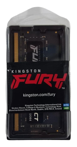 Memoria Ram Ddr4 8gb 2133mhz Cl15 1.2v Kingston Fury Laptop