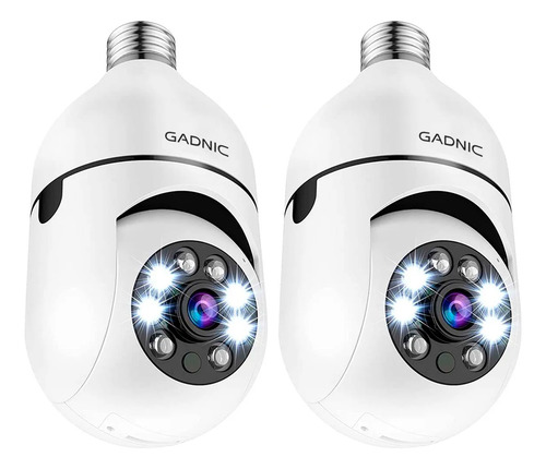 Cámara De Seguridad Full Hd Gadnic Visión Nocturna Kit X2