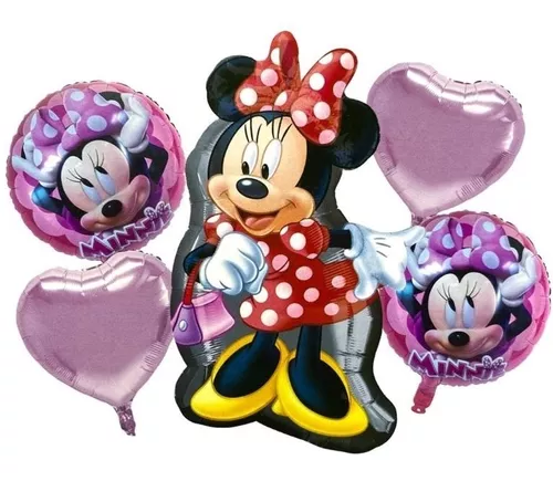 Set De Globos Minnie Mouse Decoracion Cumpleaños Minnie 028