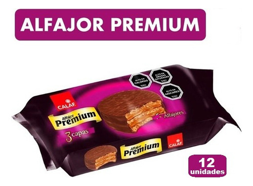 Alfajor Premium 3 Capas Caja 12 Unidades