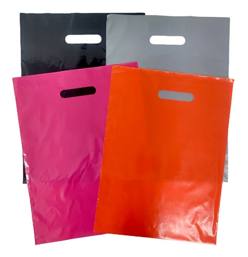 Imagen 2 de 5 de Bolsas Plásticas Boutique 30x40 100unid Iva Incluido