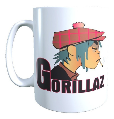 Taza Tazon Banda Gorillaz, Regalo Rock, Alta Calidad