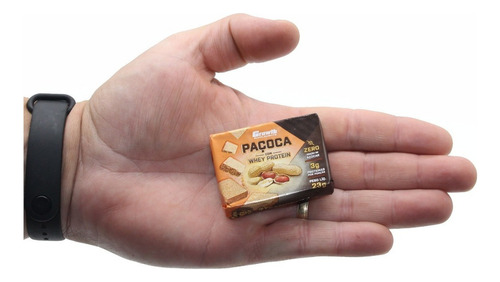 12 Paçoca Com Whey Protein Zero Açucar Proteina Growth