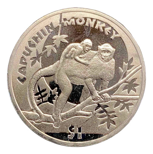 Sierra Leona - 1 Dólar - Año 2009 - Mono Capuchino - Km #365