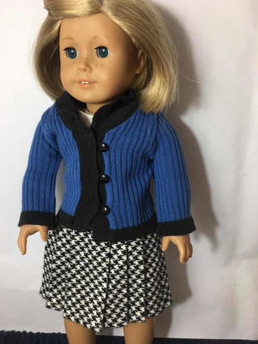 Muñeca Y Set De Grace Azul De American Girl Doll (Usado)