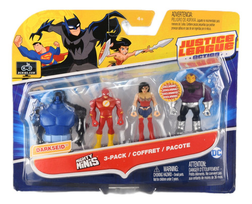 Mighty Minis Build Darkseid Flash, Wonder Woman & Hawkman