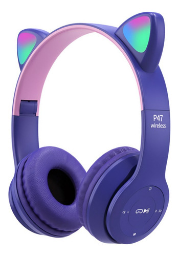 Auriculares Inalambricos Orejas Con Luz - Carolinas Store