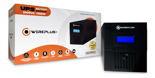 Ups Wireplus Pantalla Smart 2000va/1200w