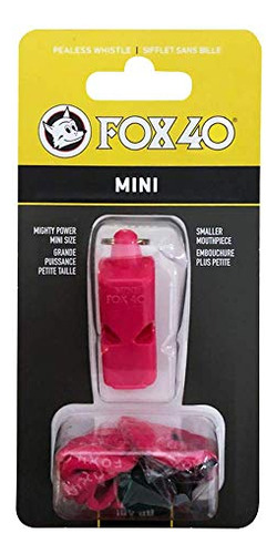 Silbato De Seguridad Fox 40 Mini, Color Rosa