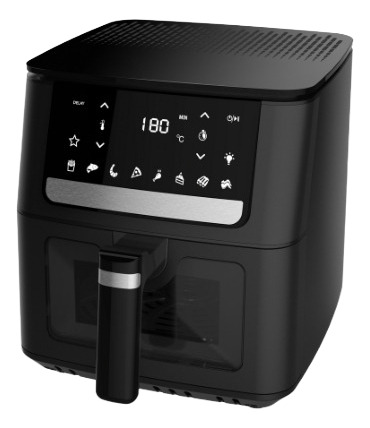 Freidora De Aire 6,5l Mod Fhafr90v001 Futurahome Negro