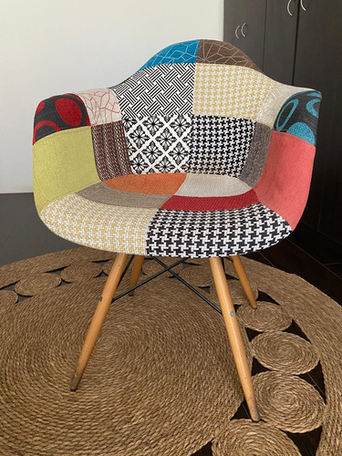 Silla Poltrona Eames Patchwork Dublin 