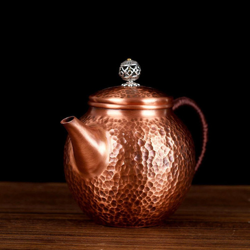 Tetera De Cobre, Hecha A Mano, Portátil, Decorativa, Regalo
