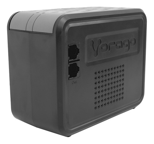 Imagen 5 de 7 de Regulador de voltaje Vorago AVR-100 1000VA entrada y salida de 120V CA negro