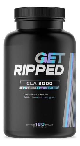 Get Ripped Cla 3000 - Ácido Linoleico - 180 Capsulas  - Sin sabor