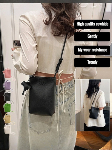 Bolso Bandolera Vertical Portátil Para Jóvenes Clutch Bag