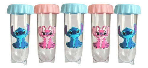 Souvenir Candy Tubo Con Tapa Temática A Elección 25 Unid Stich Y Angela