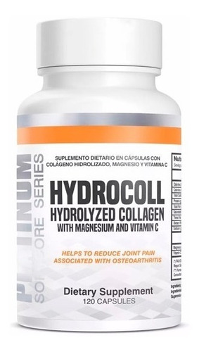 Platinum Colágeno Hidrolizado 120 Cápsulas Con Vit C Y Mg 