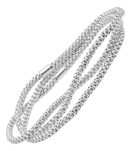 Brazalete De Cadena Trinity Con Cuentas Silpada En Plata De 