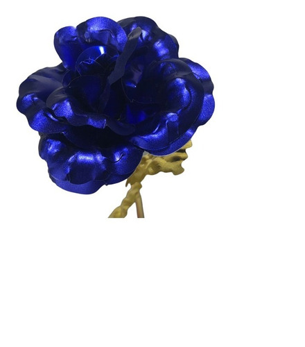 Imagen 2 de 4 de 24k Oro Plateado Rosa Flor Amor Regalo Cumpleaños Día Madre