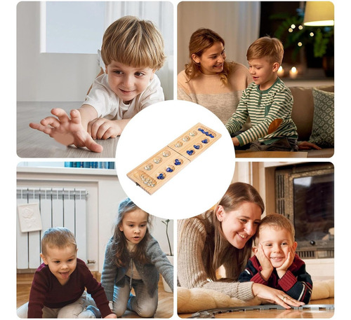 Juego Mancala Para Niños,juego De Madera Mancala Suministros