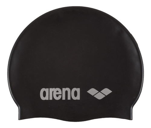 Gorra De Entrenamiento Arena Classic Silicone Color Negro Diseño de la tela Liso Talla UNI