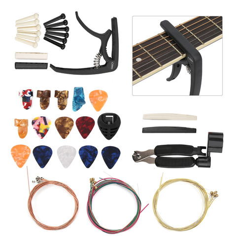 Kit De Troca De Cordas De Guitarra, 36 Unidades/conjunto De