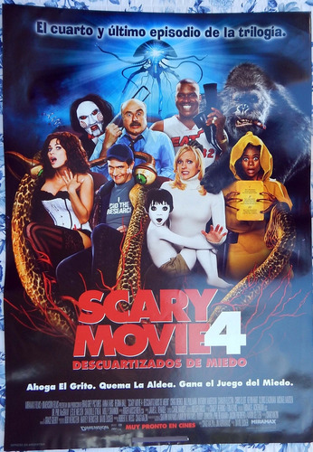 Scary Movie 4 Miramax 2006 Poster De Cine Original 100x70 Cm