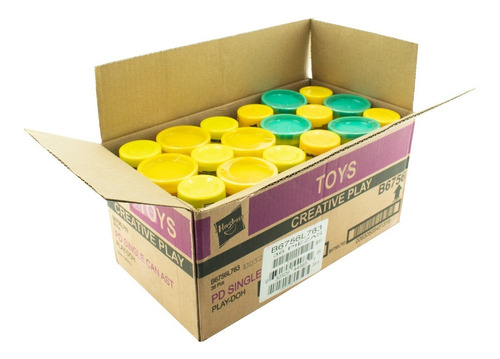 Play Doh Caja Con 36 Botes De Colores 112 Gr C/u Hasbro