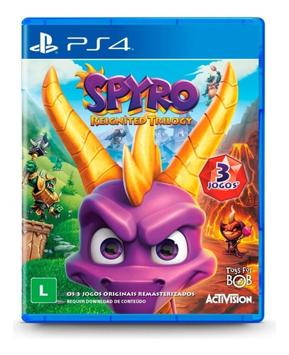 Spyro Reignited Trilogy  Standard Edition Activision PS4 Físico