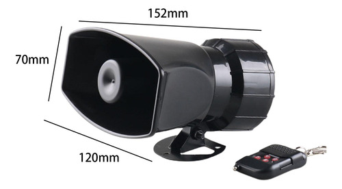 Altavoz De Sirena De Alarma Genérico 120db, 15v 20w Altavoz