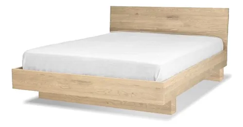 Cama Con Respaldo King Omi Cerchastudio Madera Sólida
