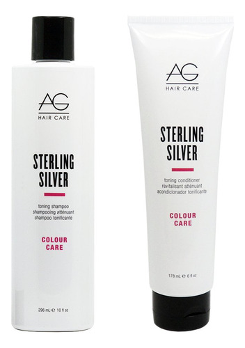 Ag Cauro Care Sterling Siger Duo Shampoo 10 Oz Y Acondiciona