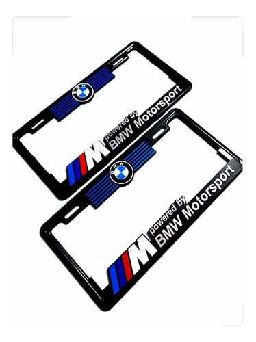 Imagen 3 de 5 de Par (2) Portaplacas Universal Bmw M