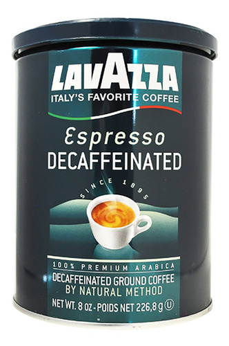 Café Molido Espresso Lavazza Descaffeinato 226.8g