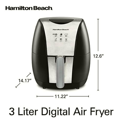 Hamilton Beach 35065 Freidora De Aire Digital Con Cesta