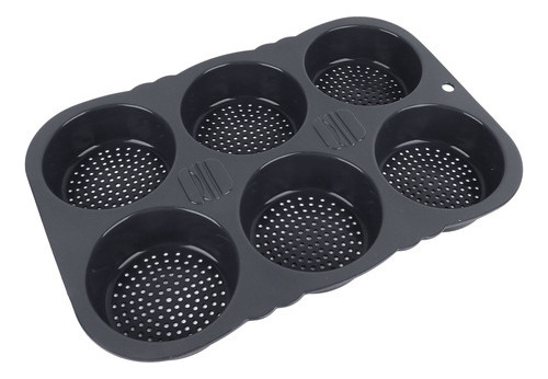 Molde Para Hornear, 6 Cavidades, Bollo De Hamburguesa, Plega Color Mochilas Fix