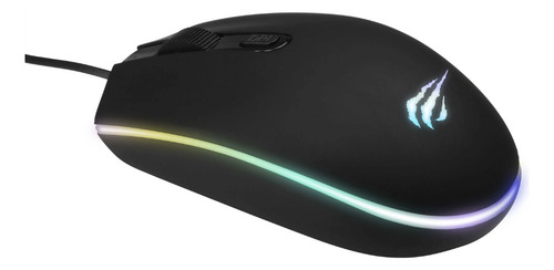 Combo Kit Havit 10 Mouse Gamer Rgb Emprendedor Alámbrico Negro