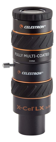 Celestron 93428 X-cel Lx Lente Barlow 3x De 1 25 Pulgadas N