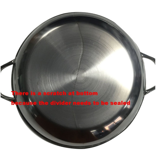 Yzakka Acero Inoxidable Shabu Shabu Caliente Del Pote Con El