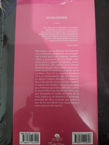 Dublineses. Libro Impreso