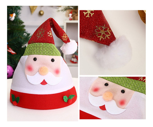 Nuevo Gorro De Navidad Con Adorno, Bonito Gorro De Navidad